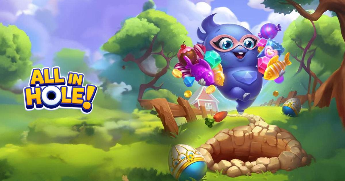 All in Hole A giant black hole swallows cars and buildings in the frantic arcade hit All in Hole.